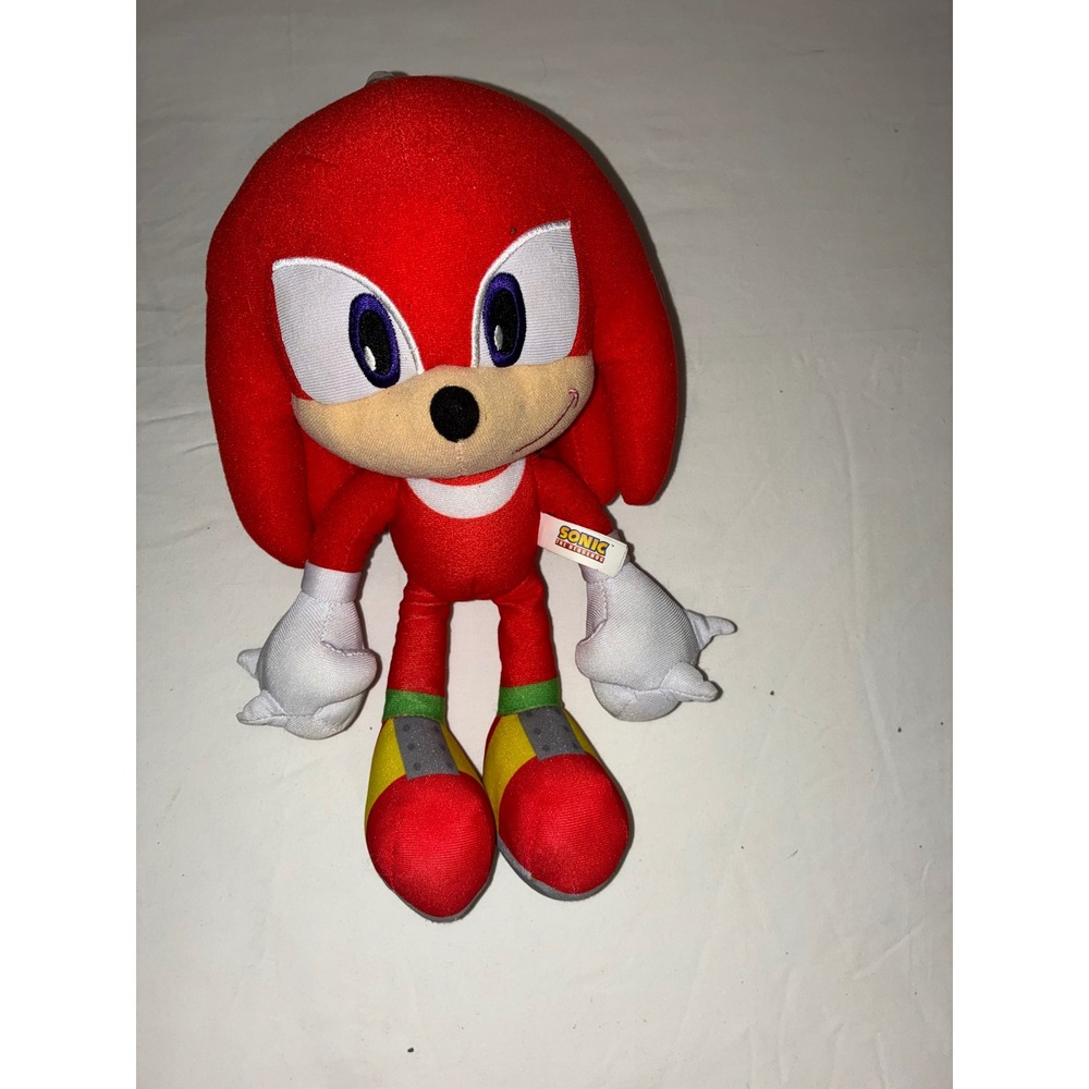 Sonic the Hedgehog Knuckles Plush Stuffed Toy Red Echidna 11 Inch 2024 SEGA